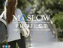 Tablet Screenshot of maslowproject.com